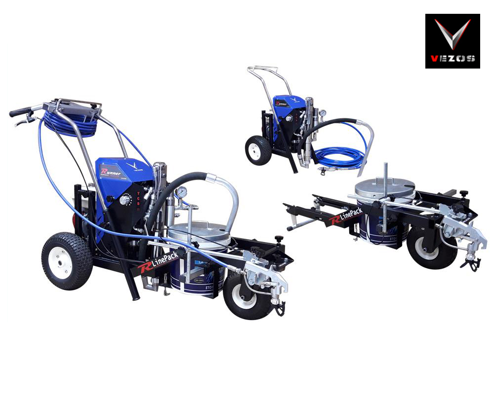 hydraulic texture airless sprayer RP 7 with line striping kit