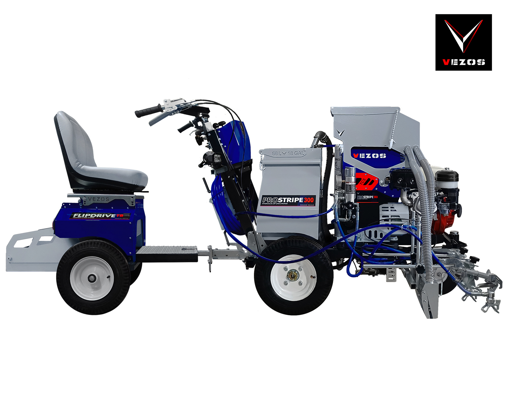 self propelled line stripers vezos prostripe