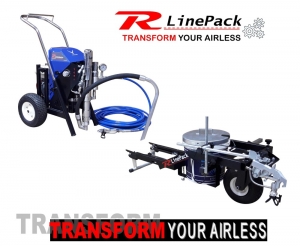 AIRLESS PAINT SPRAYER HYDRAULIC STRIPING MACHINE