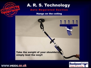 drywall ceiling sander gripping suction effect