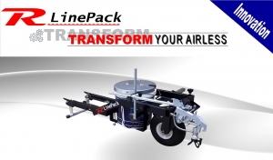 AIRLESS PAINT SPRAYER HYDRAULIC STRIPING MACHINE